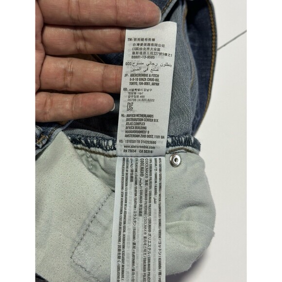 Abercrombie & Fitch Felix Super Slim Stretch Jeans Size 29/ 32 - Picture 4 of 6